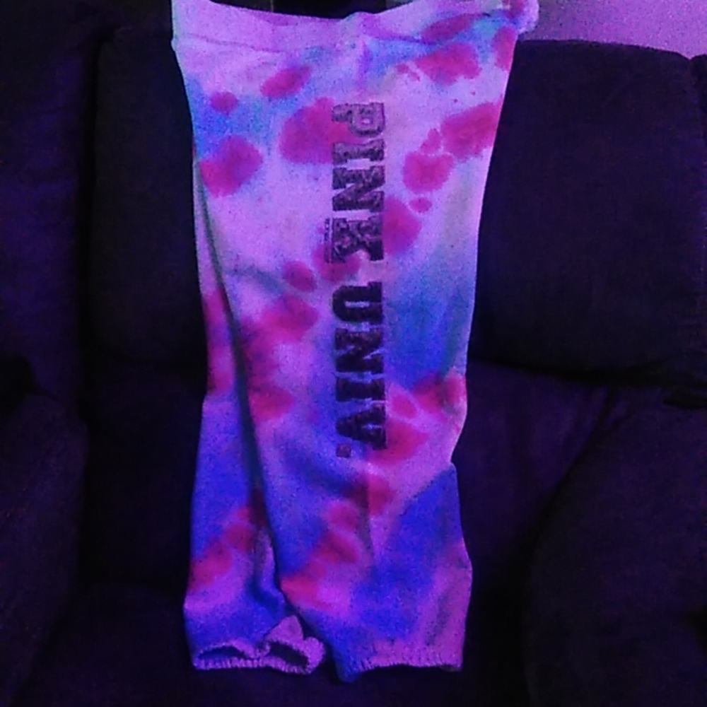 VS Pink Sweatpants sM ( customized tie dye)